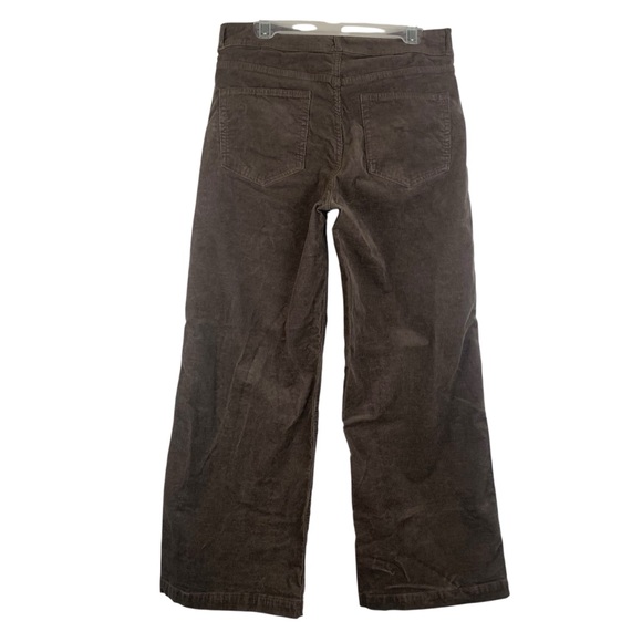 Gap High Rise Corduroy Stride Wide-Leg Pants in Basic Brown - Picture 9 of 15